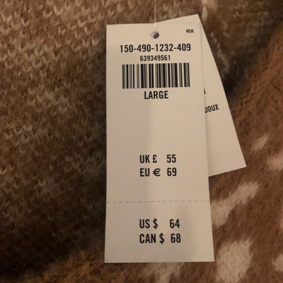 Ambercrombie sweater, size L NWT - Picture 2 of 3